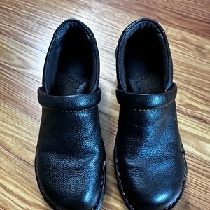 BOC Ladies Dark Brown Leather Mules Size 6